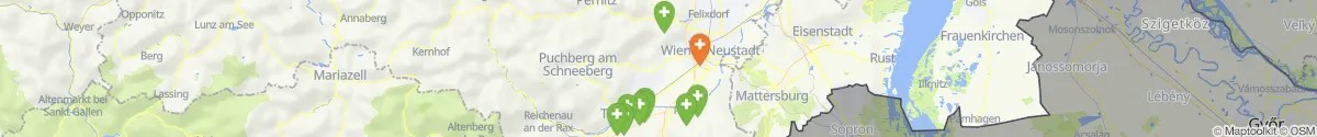 Map view for Pharmacies emergency services nearby Sankt Egyden am Steinfeld (Neunkirchen, Niederösterreich)